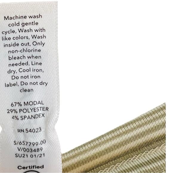 Athleta Cloudlight Striped Soft Muscle Tank Top Large NWT - Picture 10 of 13